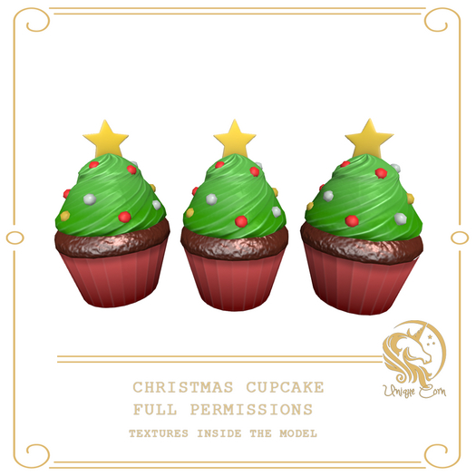 Full Perm Christmas Cupcake