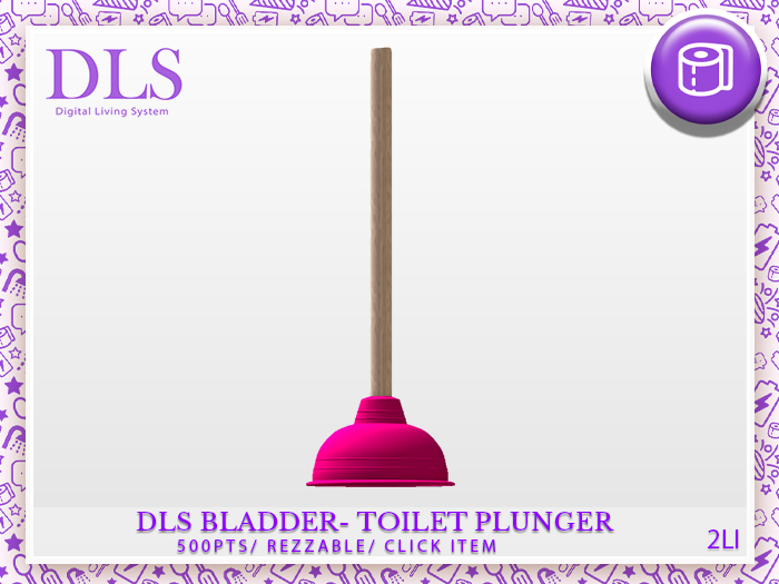 DLS Bladder 2.0 - Toilet Plunger (Pink)