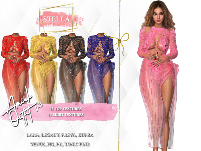 {ST} Amiah Outfit v4 *FATPACK*