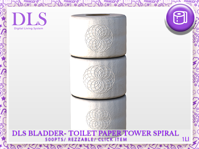 DLS Bladder 2.0 - Toilet Paper Tower (Sprial)