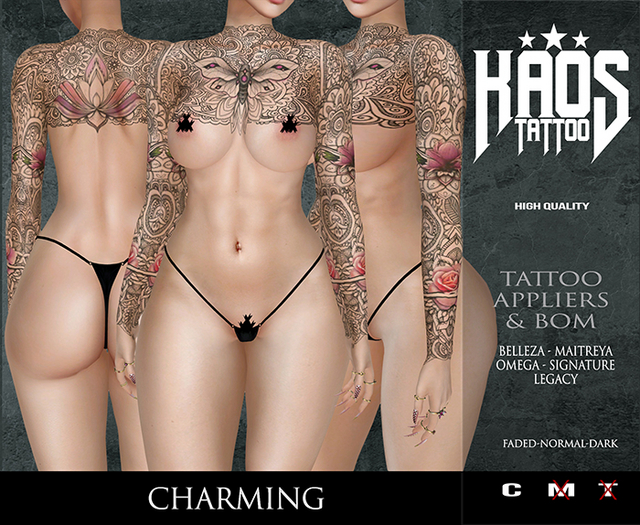 KAOS CHARMING TATTOO