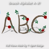 T-Spot Mesh - Branch Alphabet A-Z - FP - LI=0.5