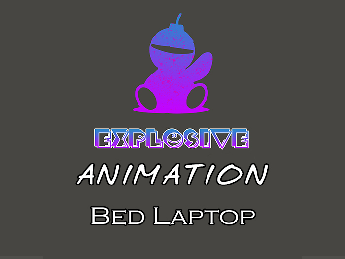Explosive animation - Bed Laptop