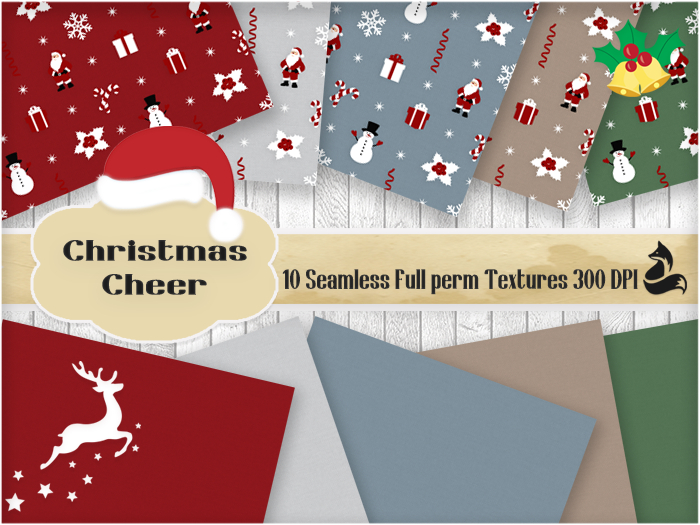 FF Christmas Cheer Seamless Textures