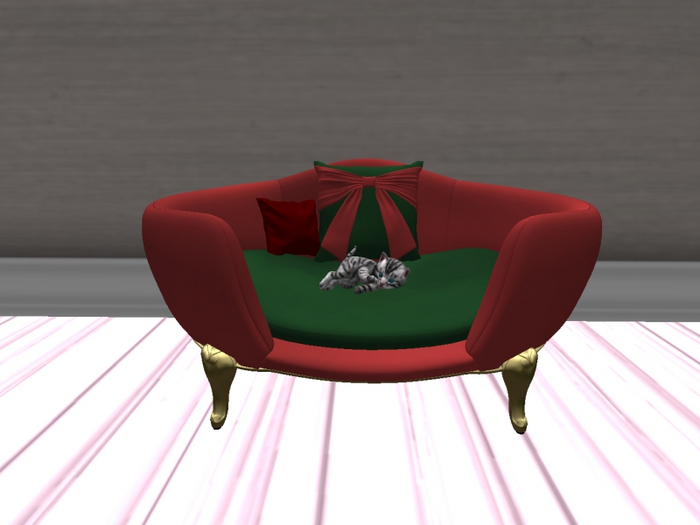 Fancy Cat Bed/Christmas