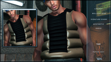 R2A-PUFFER VEST TAN