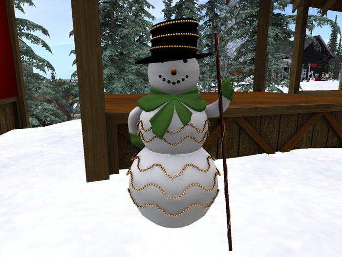 Fancy Snow Man/Green