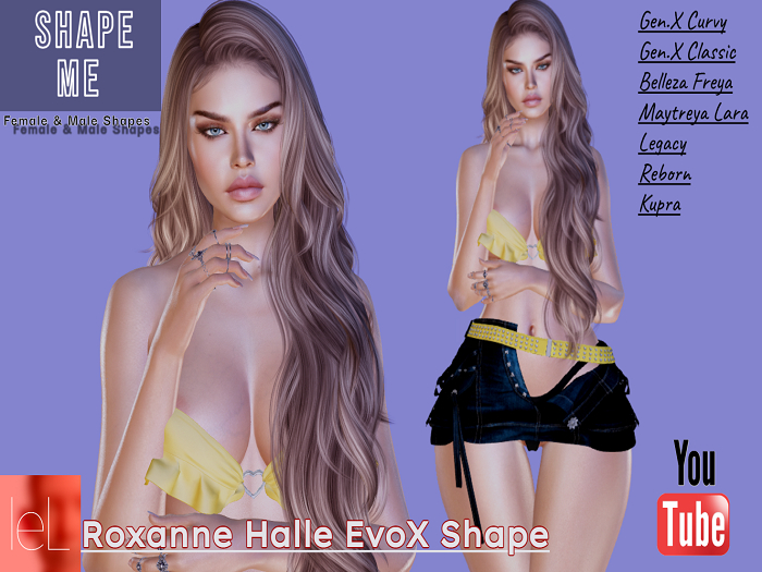 Shape Me - Roxanne Halle Head EvoX Shape