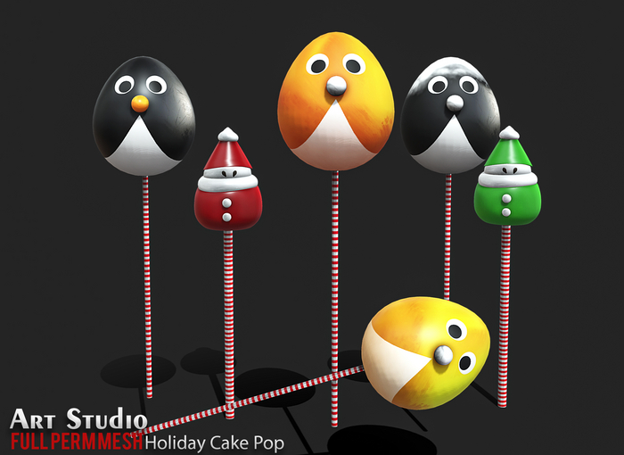 Art Studio.FULL PERM \\ Holiday Cake Pop