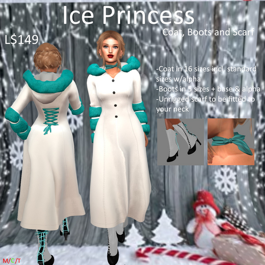 (BB design) Ice Princess Teal