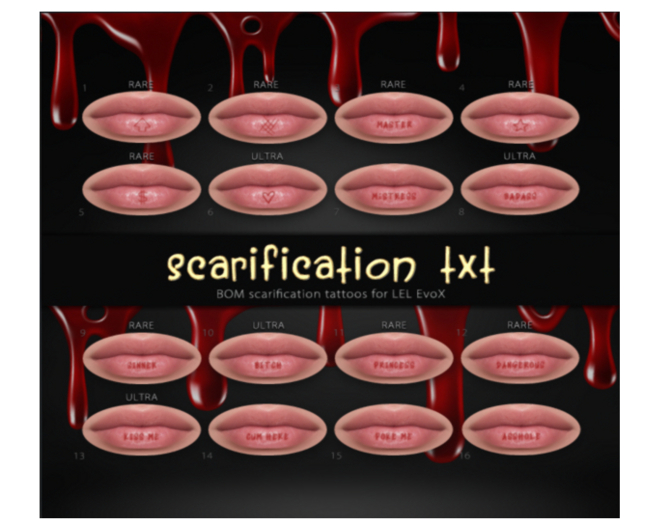 3.[Avenge] Scarification Txt - Master - RARE