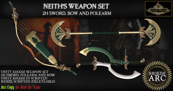 Neith's  Weapon Set - Unity Maxim Weapon set (UM v2.5 boxed)