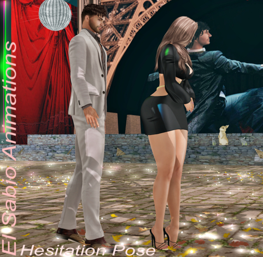 Hesitation couple pose package