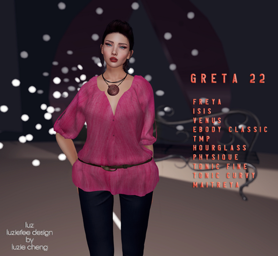 LUZ - Greta 22 pink - box