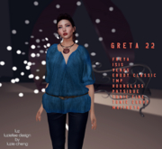 LUZ - Greta 22 blue - box