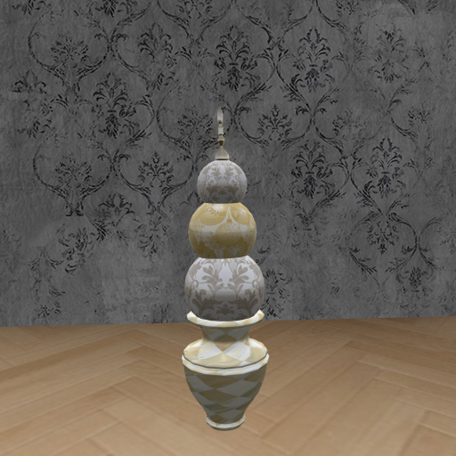 DSD Holiday Ornament Topiary- Gift Wrap V2