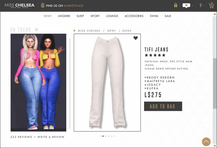 .miss chelsea. Tifi Jeans White