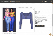 .miss chelsea. Tifi Top Blue