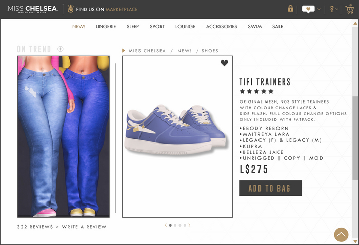 .miss chelsea. Tifi Trainers Blue