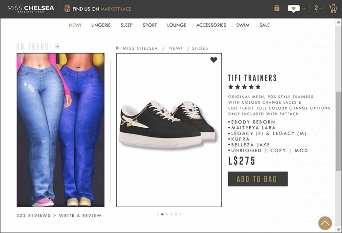 .miss chelsea. Tifi Trainers Black