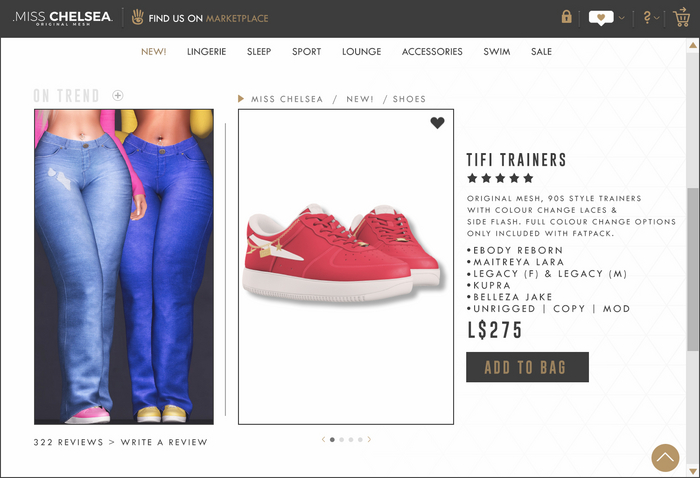 .miss chelsea. Tifi Trainers Red