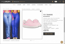.miss chelsea. Tifi Trainers Pink