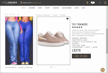 .miss chelsea. Tifi Trainers Mink