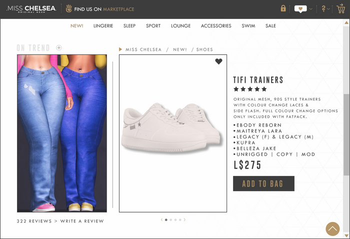 .miss chelsea. Tifi Trainers White