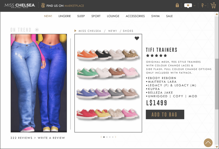 .miss chelsea. Tifi Trainers Fatpack