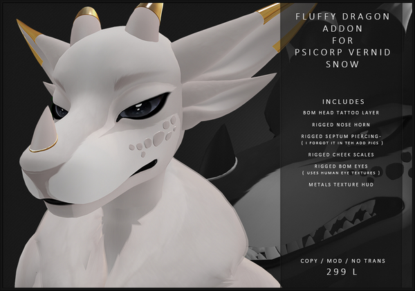 [MODZ] FLUFFY DRAGON - VERNID ADDON - SNOW - ADD ME