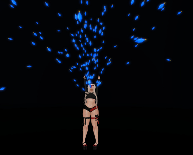 8-Bit Christmas Light Confetti (Blue)