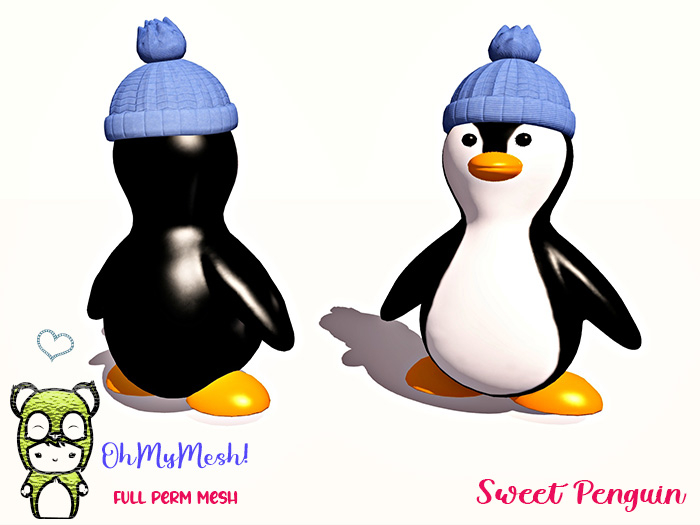 OhMyMesh! Sweet Penguin - Full Perm Mesh 