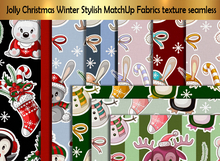 Jolly Christmas Winter Stylish MatchUp Fabrics texture seamless