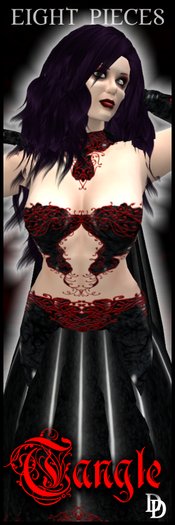 Dare Designs: Tangle - red/black