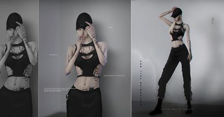 Second Life Marketplace - TECHNOFOLK_Disturbing Top_Fatpack.