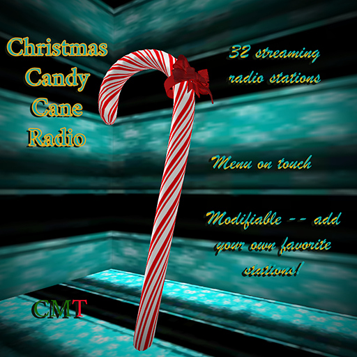 Second Life Marketplace Christmas Candy Cane Radio2022