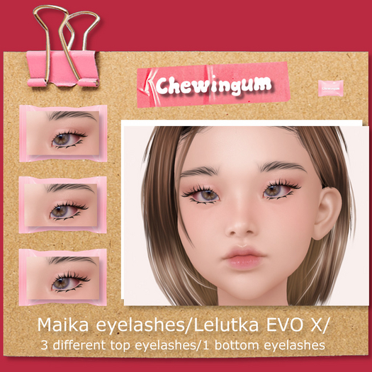 Chewingum MAIKA EYELASHES LELUTKA EVO X BOX