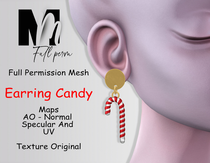 MM:: Full Perm - Earring Candy ( GIFT )