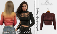 Joan Top Burgundy - Maitreya, Lara Petite, Kupra Original, Legacy, Nerido, Reborn, Juicy - FashionNatic