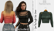 Joan Top Green - Maitreya, Lara Petite, Kupra Original, Legacy, Nerido, Reborn, Juicy - FashionNatic