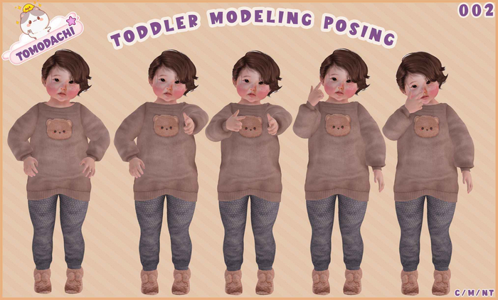 [Tomodachi] Unpacker [Model Poses 002]