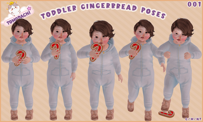 [Tomodachi] Unpacker [Gingerbread Poses 001]