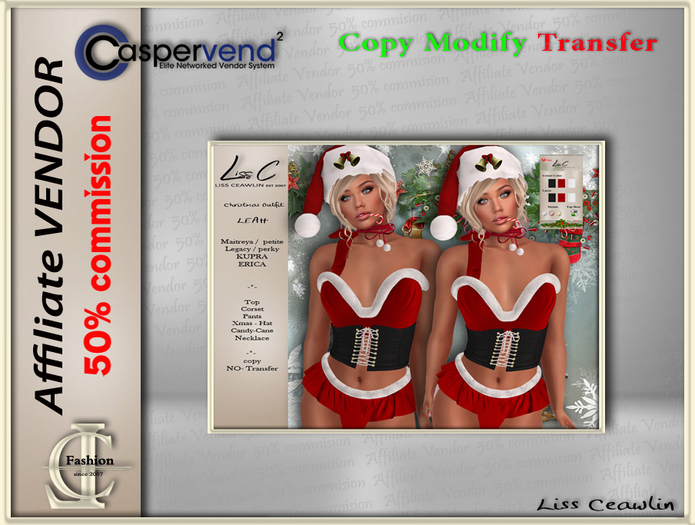 LC Affiliate Vendor [Christmas] - Leah Outfit  [1 vendor]