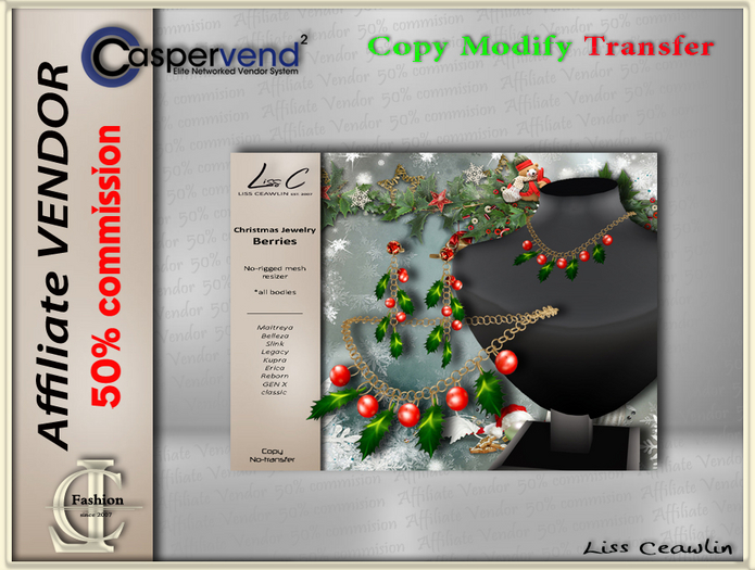 LC Affiliate Vendor [Christmas] - Berries Jewelry  [1 vendor]