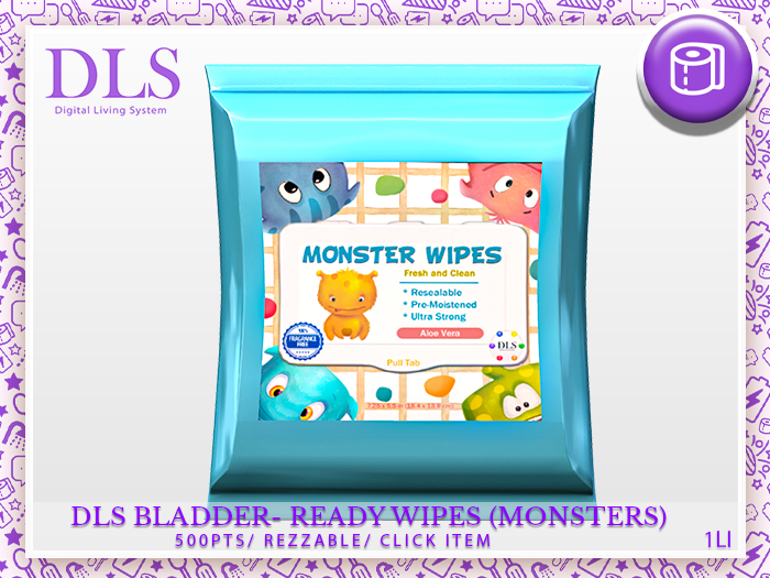 DLS Bladder 2.0 - Ready Wipes (Monsters)
