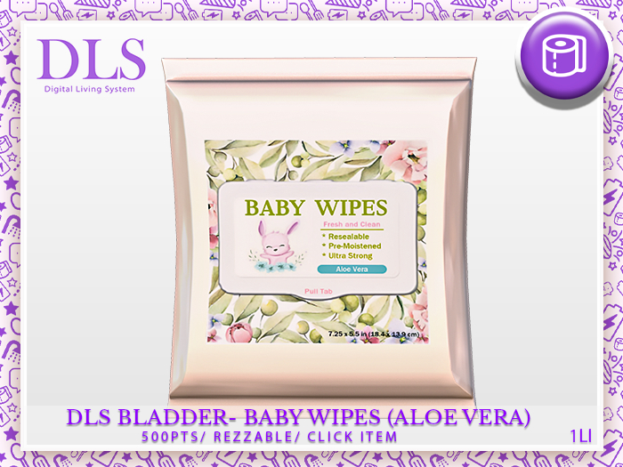 DLS Bladder 2.0 - Baby Wipes (Aloe Vera)