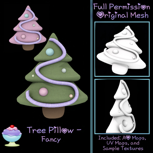 [Sherbert] Full Perm Tree Pillow - Fancy  (ADD)