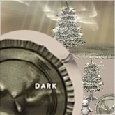 3){anc} tree for two / christmas tree rug (dark)