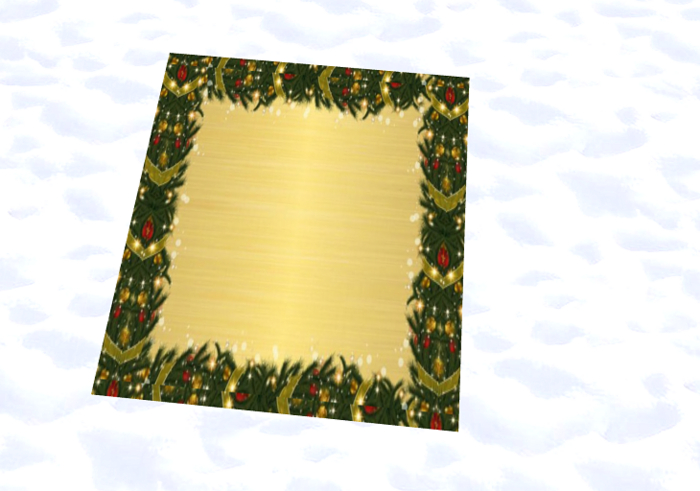 Xmas  Chateau Royal Rug V9