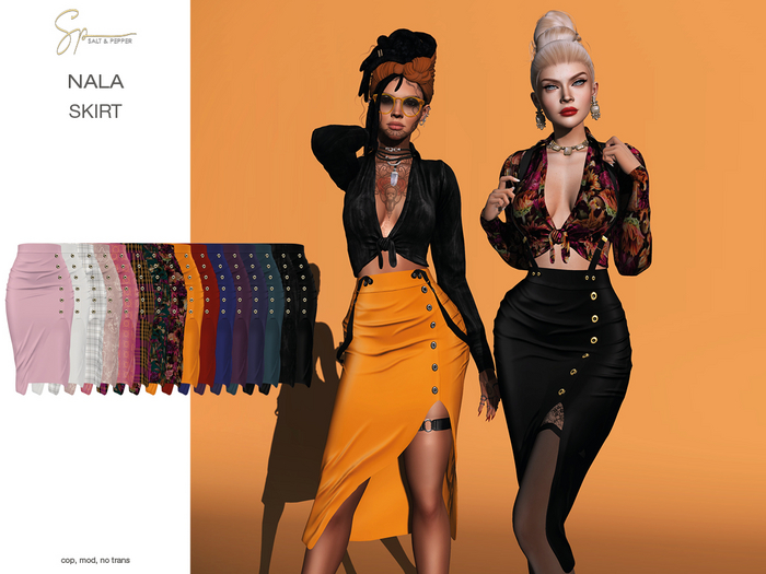 Second Life Marketplace S&P Nala Skirt Gen X Classic (wear to unpack)